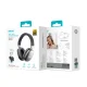 BWOO BW-585 belaidės ant ausų dedamos ausinės, Bluetooth 5.3, pilkos