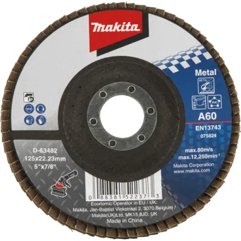 Lapelinis šlifavimo diskas Makita D-63482 125 mm A60