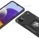 Wozinsky Ring Armor dėklas Samsung Galaxy A22 4G su žiedu ir stovu, mėlynas