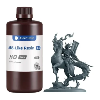 3D spausdintuvo derva ANYCUBIC ABS-Like Resin 3.0, 1 kg, pilka