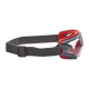 Apsauginiai akiniai 3M GoggleGear 500 GG501 su Scotchgard danga, pilki / raudoni