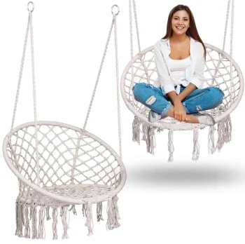 Sofotel Hanging Chair Swing Boho, Beige