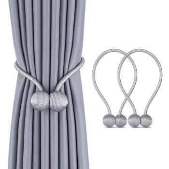 Bracket for curtains gray 2pcs