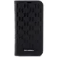 Karl Lagerfeld Saffiano Monogram atverčiamas dėklas iPhone 14 telefonui, juodas
