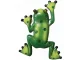 Frog Window Thermometer with Suction Cups, Green