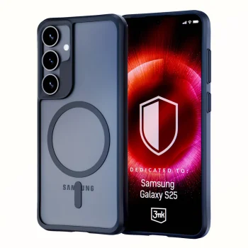 3mk Satin Armor MagCase dėklas Samsung Galaxy S25, skaidrus