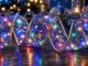 Kalėdinė LED juosta 4 m, 40 LED, vientisa/mirksinti, violetinė