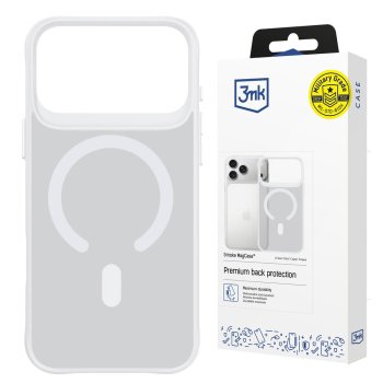 MagSafe Case 3mk iPhone 17 Pro White Translucent