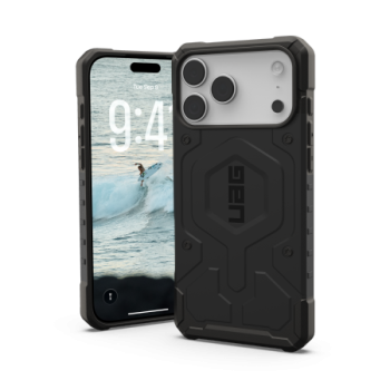 UAG Pathfinder MagSafe dėklas iPhone 17 Pro Max telefonui, juodas