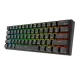 Mechaninė klaviatūra Royal Kludge RK61 RGB, Red Switch, juoda