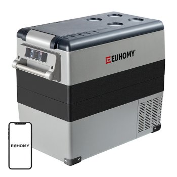 Nešiojamas automobilinis šaldytuvas Euhomy CF001 Dual Zone, 55L