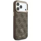 Guess 4G case with wallet and MagSafe for iPhone 18 Pro Max / 17 Pro Max, brown