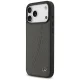 Mercedes Leather Large Laurel Leave MagSafe dėklas telefonui iPhone 17 Pro Max, pilkas