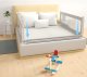 Apsauginis lovos barjeras vaikams Ecotoys 131549, 180 cm, pilkas/baltas
