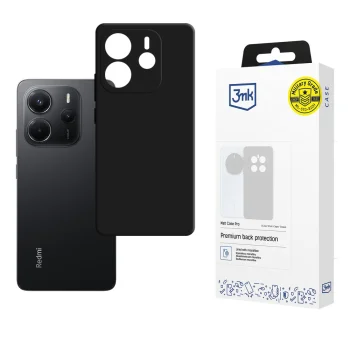 3mk Matt Case Pro dėklas Xiaomi Redmi Note 14 4G, juodas matinis