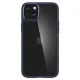 Spigen Crystal Hybrid iPhone 15 Plus dėklas, skaidrus mėlynas
