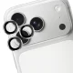 3mk Lens Protection Pro kameros stiklas iPhone 17 Pro / 17 Pro Max, sidabrinis