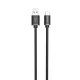 Dudao L5G USB to USB-C Super Fast Charge Cable, 1m, Black