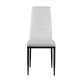 ModernHome modernios valgomojo kėdės, 4 vnt., baltos
