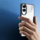 Dėklas Dux Ducis Aimo telefonui Samsung Galaxy S25 Edge, juodas