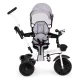 Ecotoys JM-322 GREY Tricycle with 360° Swivel Seat and Canopy, Grey