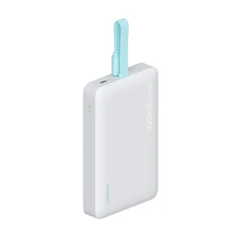 Išorinė magnetinė baterija Cuktech CP132ML 10000mAh, balta