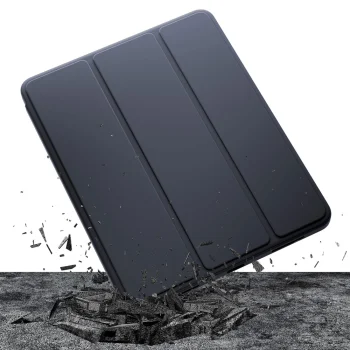 3MK Soft Case dėklas, skirtas Apple iPad Air 11 (M2/M3), juodas