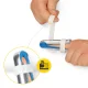4Fizjo MED Finger Splint, Size M, Silver