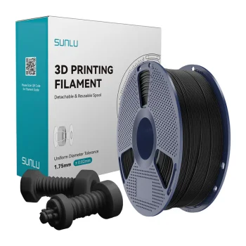 Sunlu High-Speed ABS 3D spausdinimo plastikas 1.75 mm 1 kg, juodas