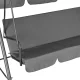 Trivietė sodo sūpynė MultiGarden 147463, pilka