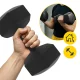 4Fizjo Hexagonal Bitumen Dumbbells 2 x 8 kg, Black