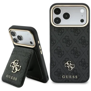 Guess 4G MagSafe case with wallet for iPhone 18 Pro / 17 Pro, black