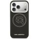 Karl Lagerfeld K Head Point Logo MagSafe dėklas, skirtas iPhone 17 Pro Max, juodas