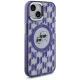 Karl Lagerfeld iPhone 15 dėklas IML Monogram Karl & Choupette MagSafe, violetinis