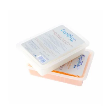 Kosmetinis parafinas Depilflax 100 su taukmedžio sviestu 500 g, baltas