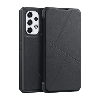 Dux Ducis Skin X atverčiamas dėklas Samsung Galaxy A73, juodas