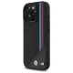 BMW dėklas iPhone 16 Pro Max telefonui M Meshed Tricolor Stripes MagSafe, juodas
