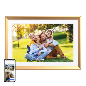 Skaitmeninis nuotraukų rėmelis Arzopa D10 10.1", auksinis