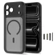 Tech-Protect MagPeak MagSafe CC dėklas iPhone 18 Pro / 17 Pro, Matte Black