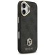Guess iPhone 17 Case 4G Strass Logo MagSafe, Black