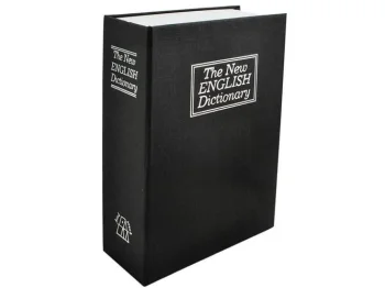 Malatec Book Safe with Key Lock, 18x11.5 cm