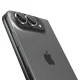 Kameros apsauginis stiklas Spigen Optik Pro Glas.tR EZ Fit, skirtas iPhone Duo, 2 vnt., baltas