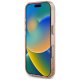 Guess IML Metal Glitter 4G Circle Triangle MagSafe dėklas iPhone 16 Pro, rožinis