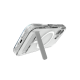 ZAGG Crystal Palace Snap KS MagSafe dėklas su stovu iPhone 17, skaidrus