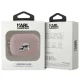 Ausinių dėklas Karl Lagerfeld Monogram Karl & Choupette Head, skirtas AirPods Pro 2, rožinis