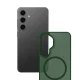 3mk Smoke MagCase dėklas telefonui Samsung Galaxy S24 su MagSafe, perregimas žalias