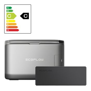 EcoFlow Glacier 45L nešiojamas šaldytuvas su 298Wh baterija