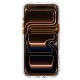Spigen Ultra Hybrid Optik S MagSafe dėklas iPhone 18 / 17 Pro Max, Transparent Orange