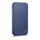 iCarer CE Premium Leather Folio Case iPhone 14 Pro Max Magnetic Flip Leather Folio Case MagSafe Blue (WMI14220716-BU)