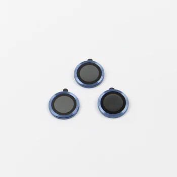 TFO kameros apsauginių stiklų rinkinys iPhone 17 Pro, tamsiai mėlynas